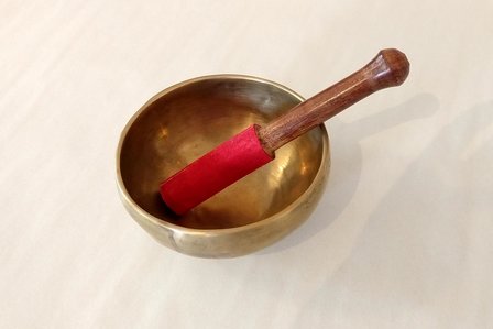 Singing bowl 10 - 11 cm including beater