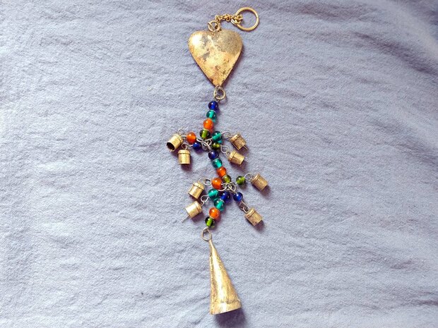 bell string iron bells heart 