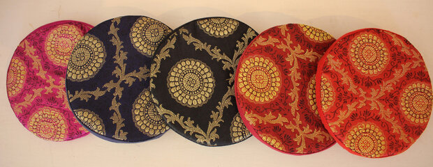 Singing bowl pad &Oslash;25 cm brocade extra thick