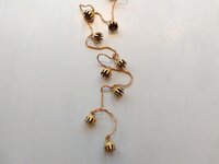 Bell string clawbells large (22mm)  Bell string clawbells large (22mm)